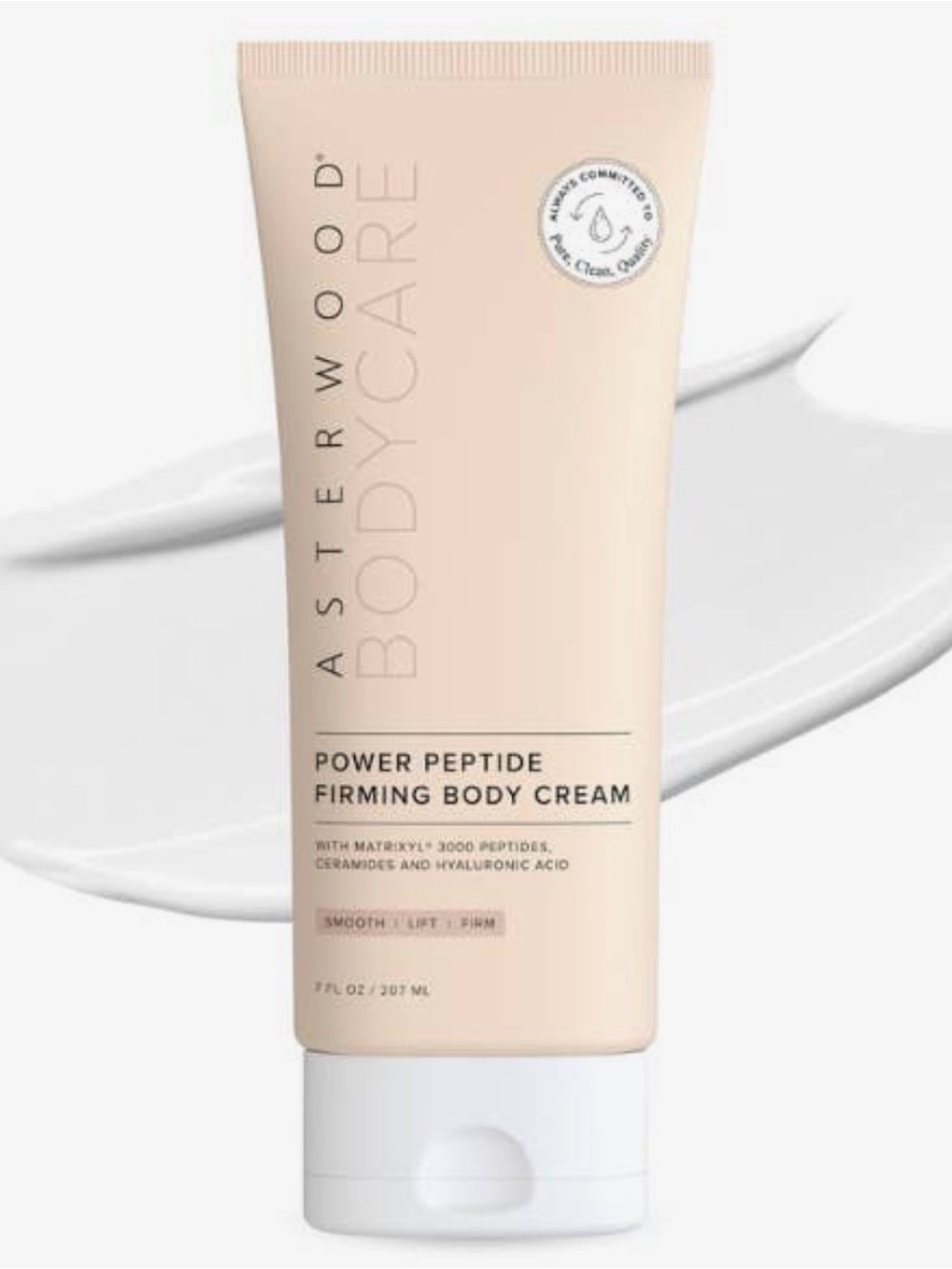 Asterwood Power Peptide Firming Body Cream - Soft Beige